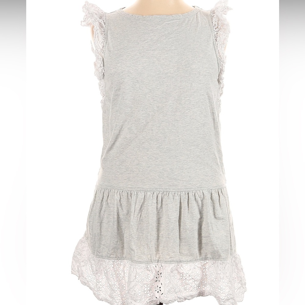 Cute Designer La Vie Casual Dress Gray and white - XL